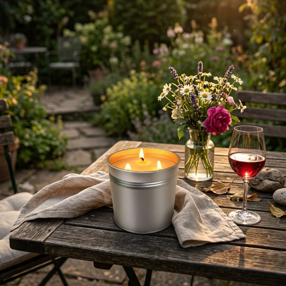 La Bougie de Jardin — Les soirs d'été en une seule flamme