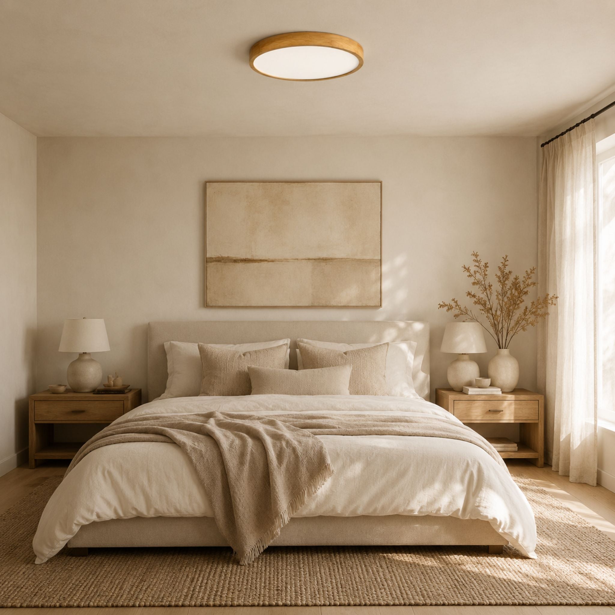 The Warm Geometry Ceiling Light
