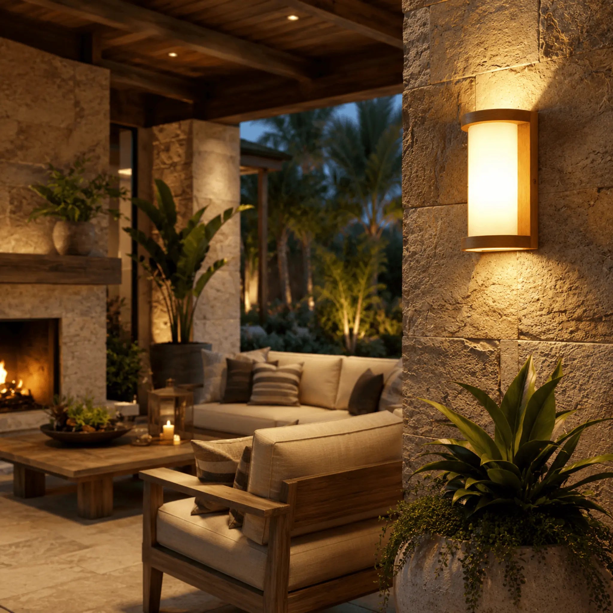 The Warm Wood Wall Sconce