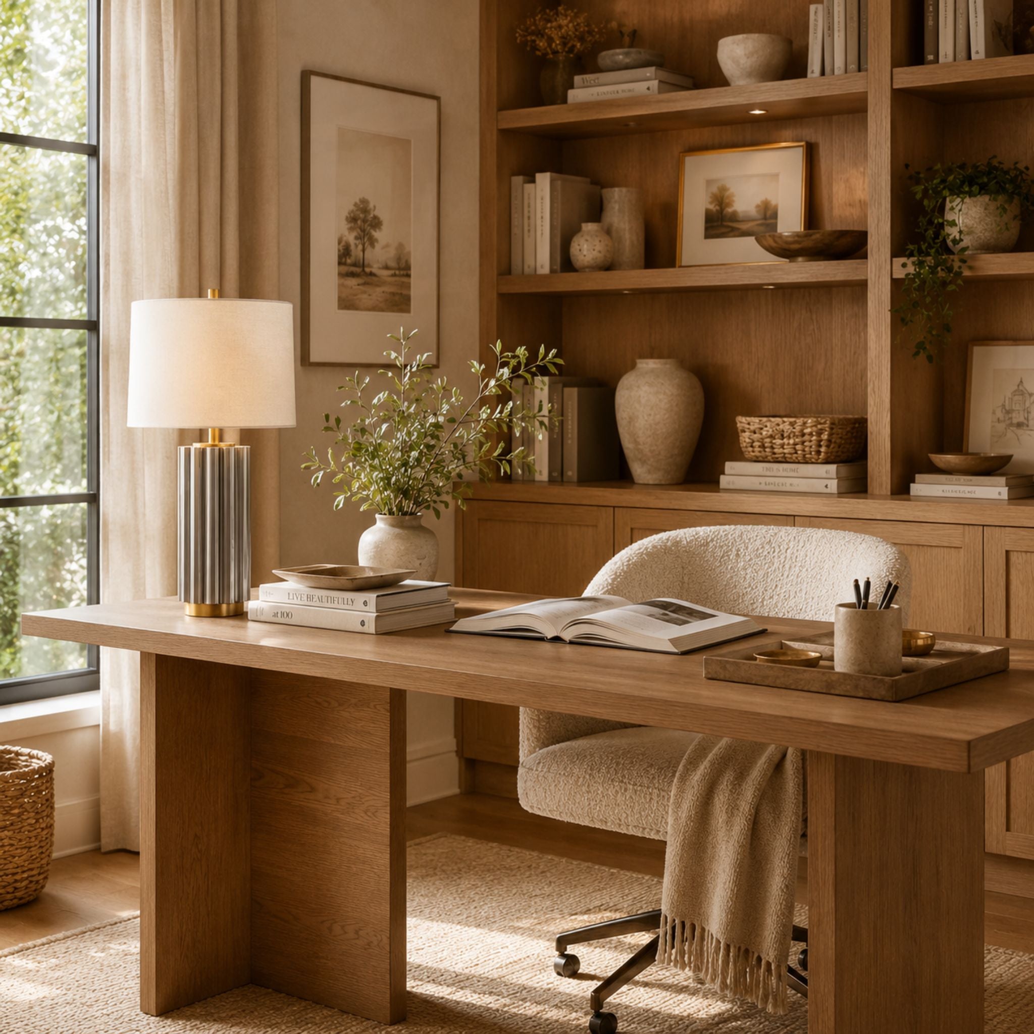 The Tambour Table Lamp