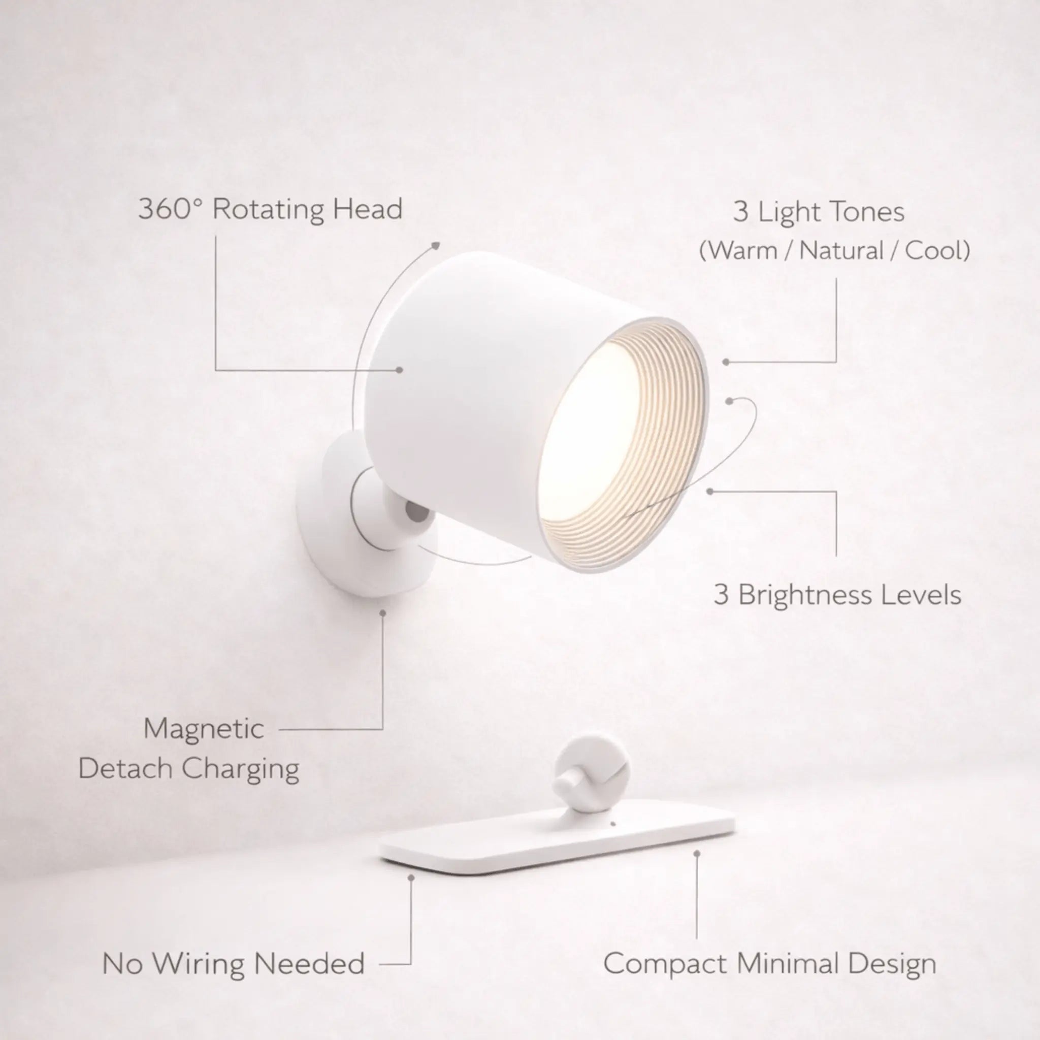 The Orbit Cordless Wall Sconce