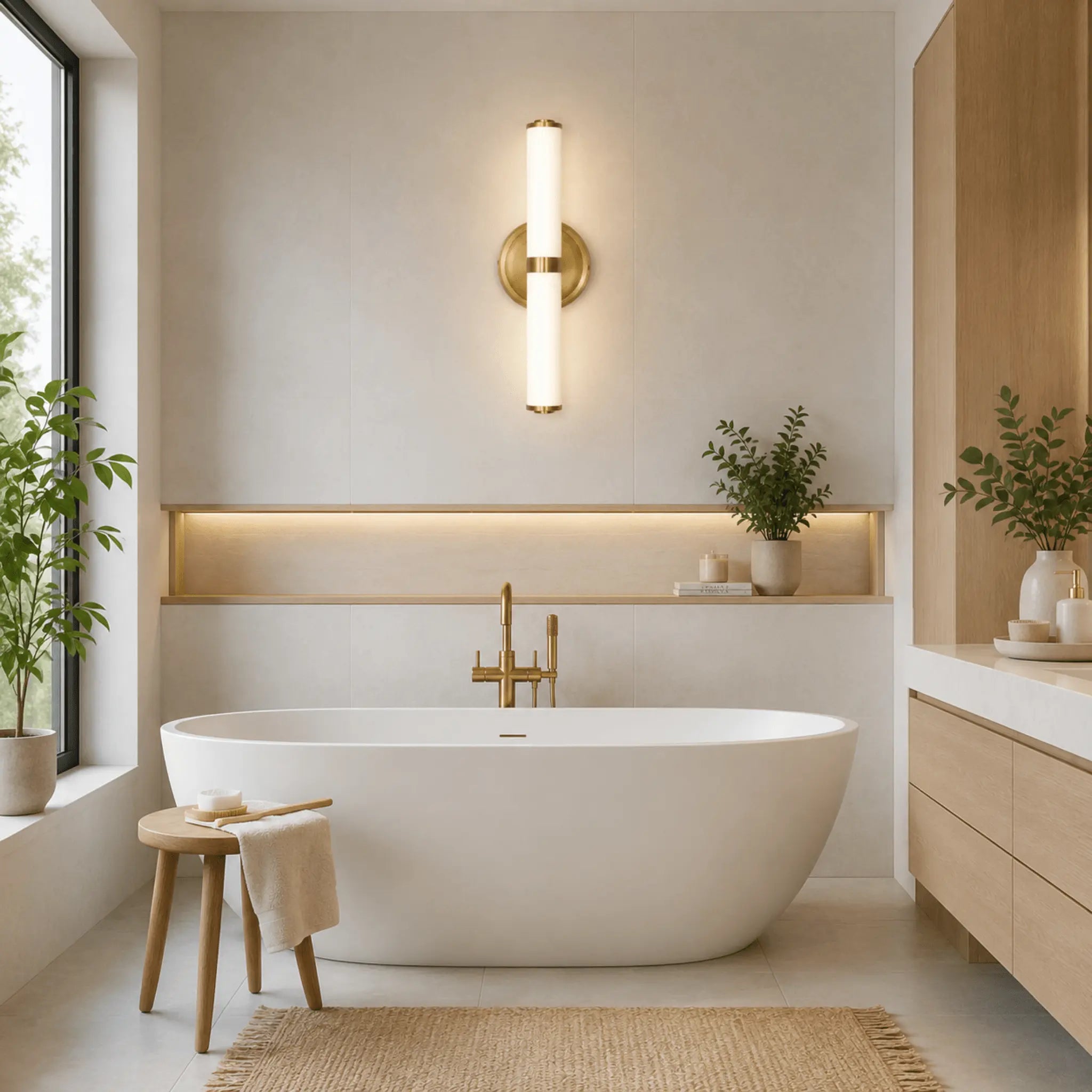 The Brass Beacon Wall Light