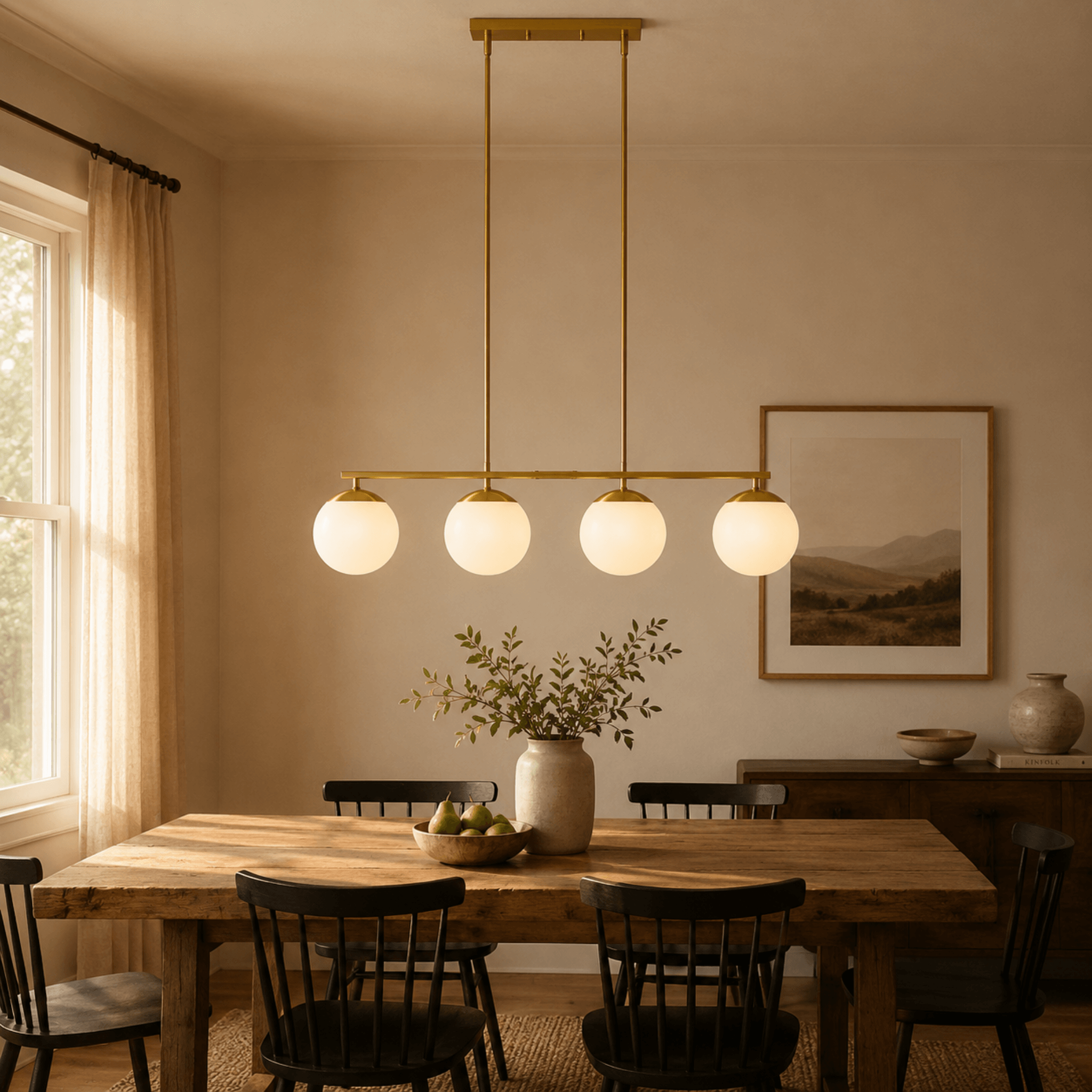 The Warm Glow Moon Chandelier