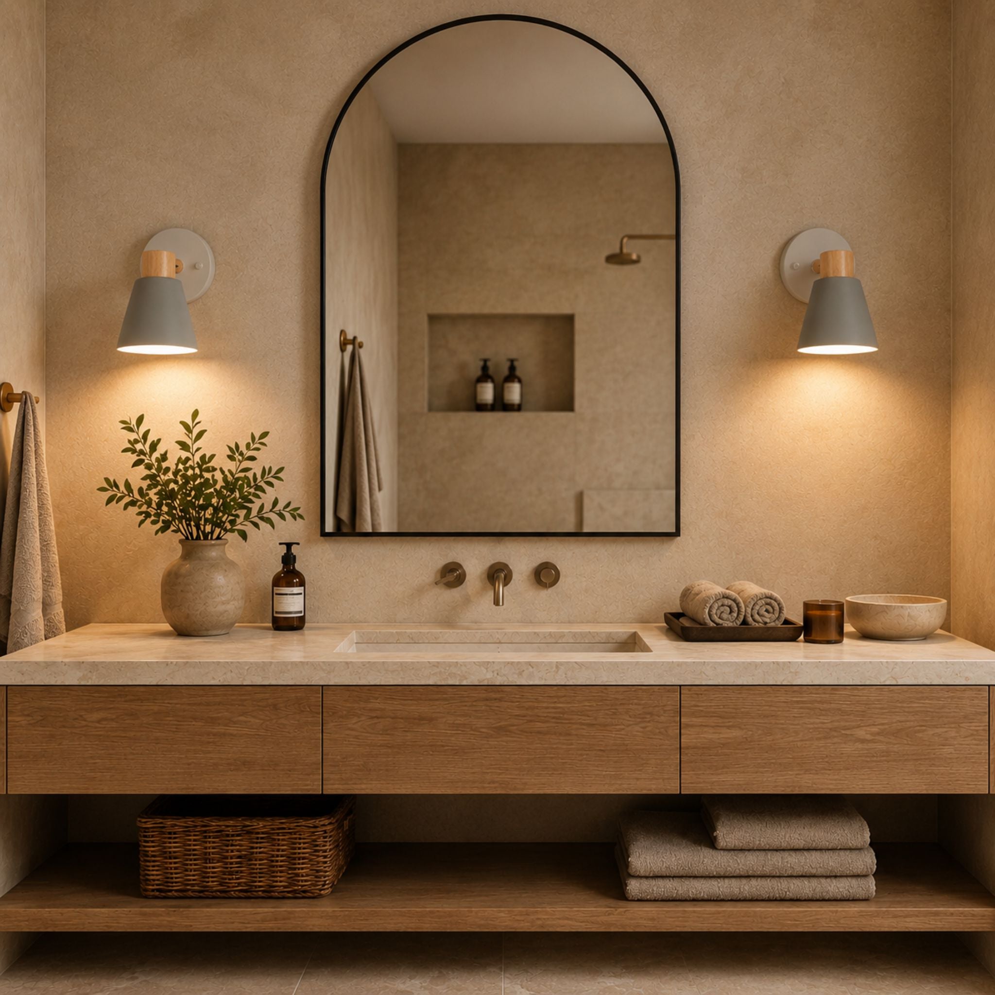 The Modern Timber Sconce