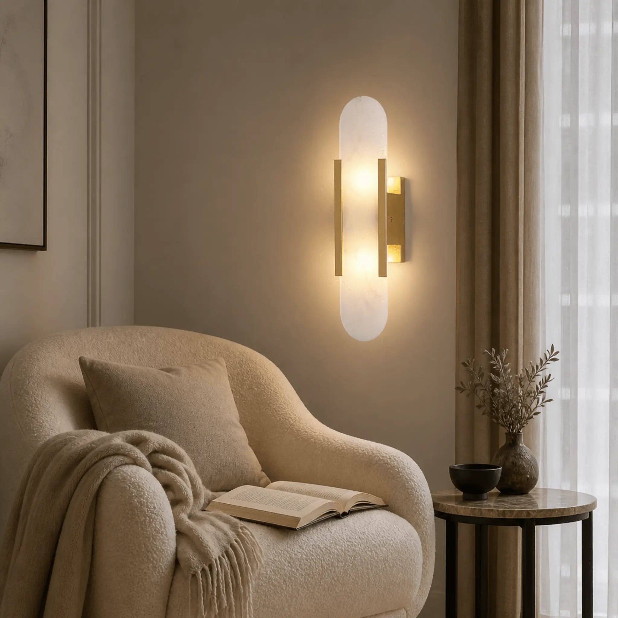 The Soft Stone Wall Light