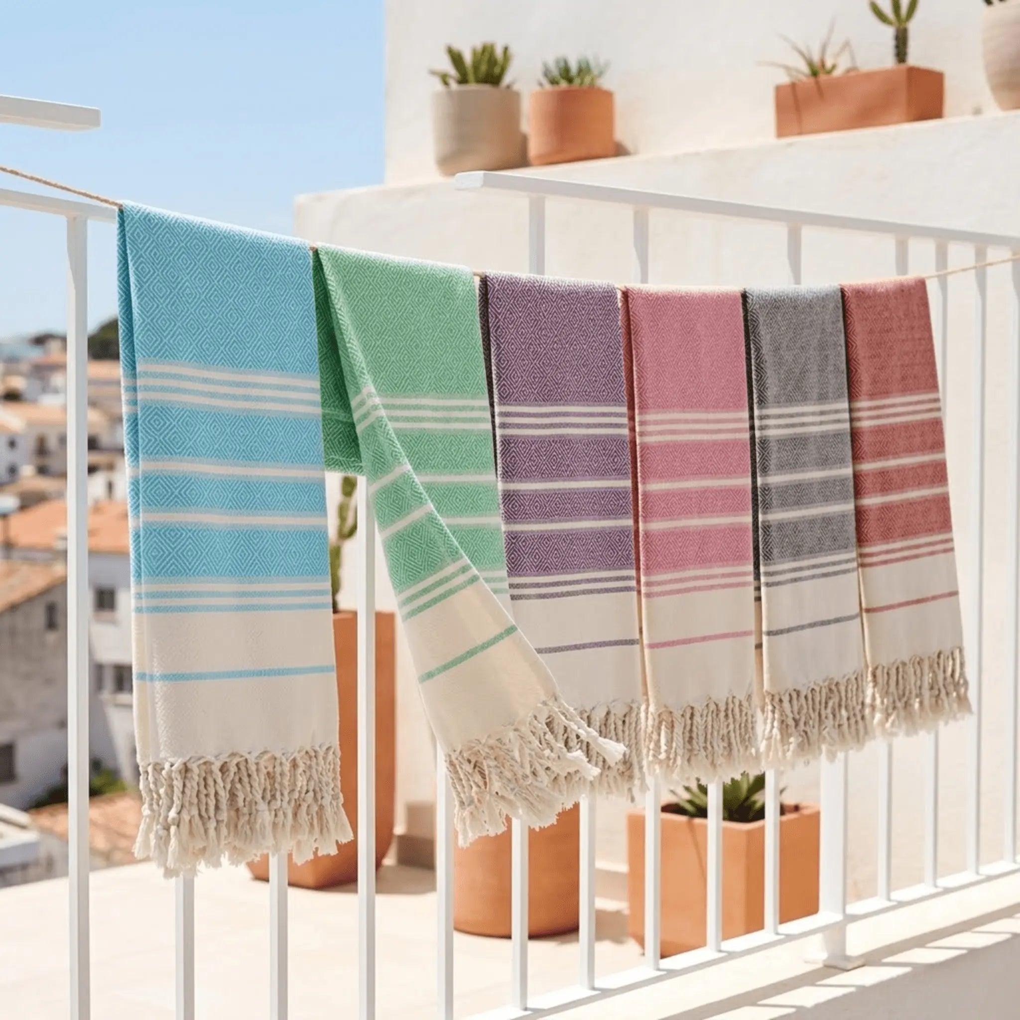 The Light Turkish Beach Towel