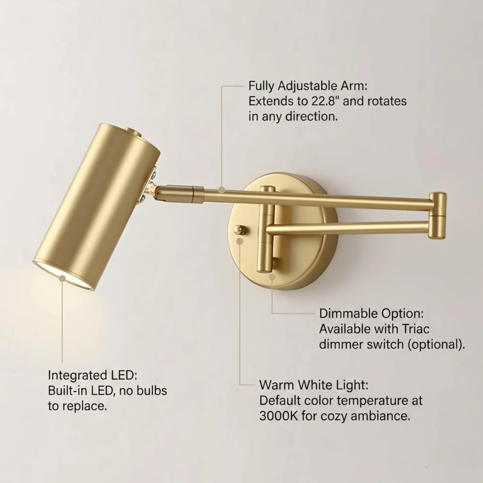 The Reading Swing Arm Sconce