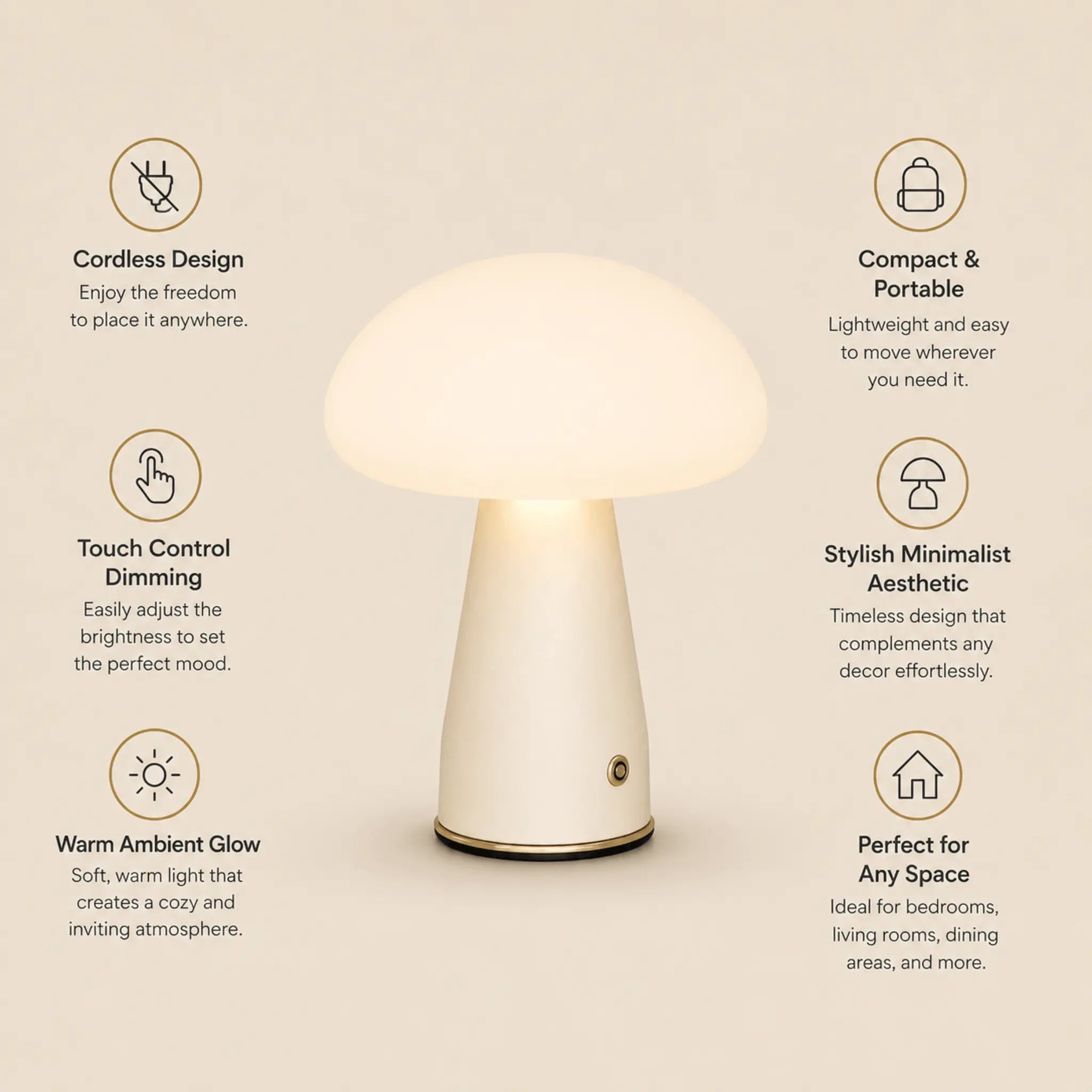 The Cord-Free Glow Lamp
