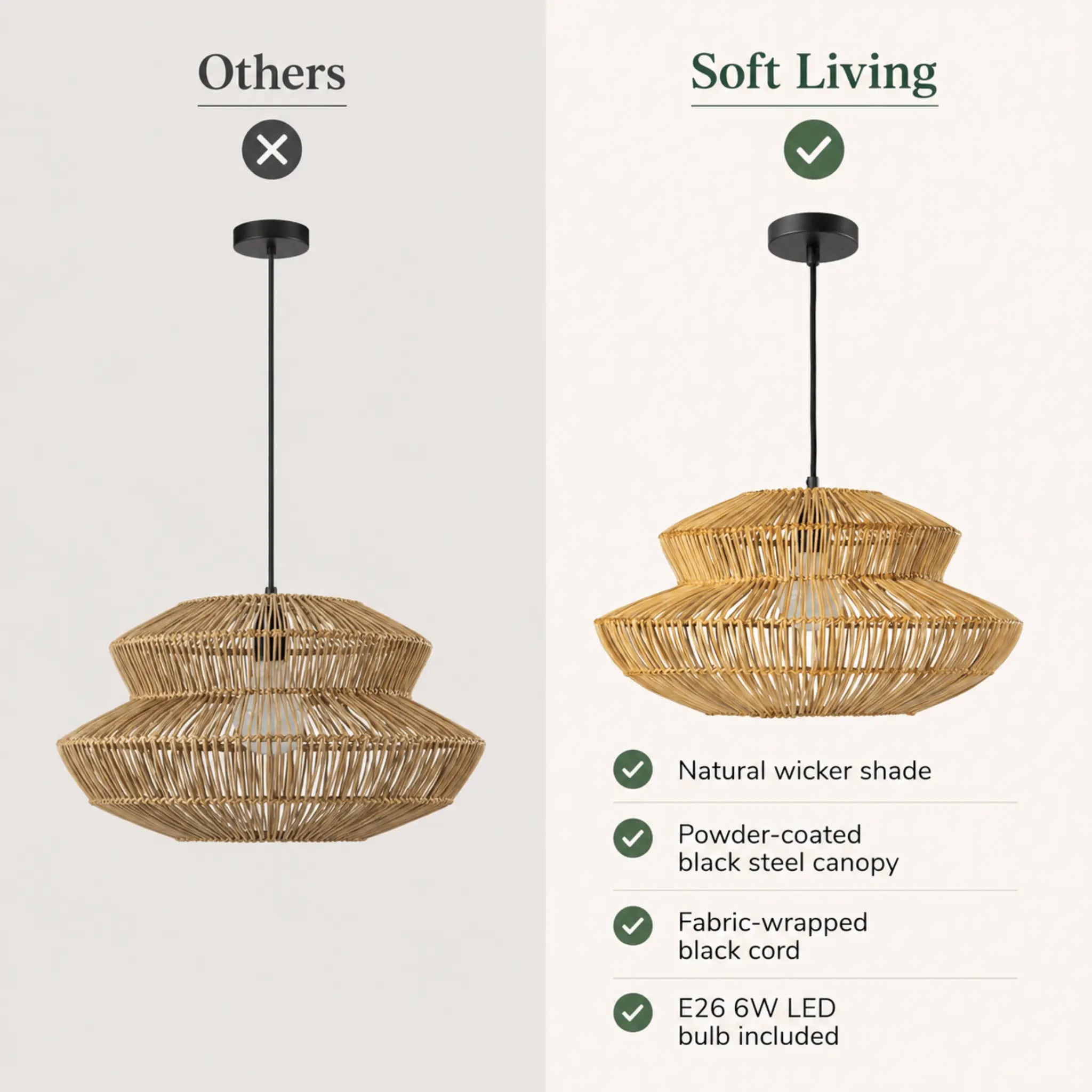 The Woven Glow Pendant Light