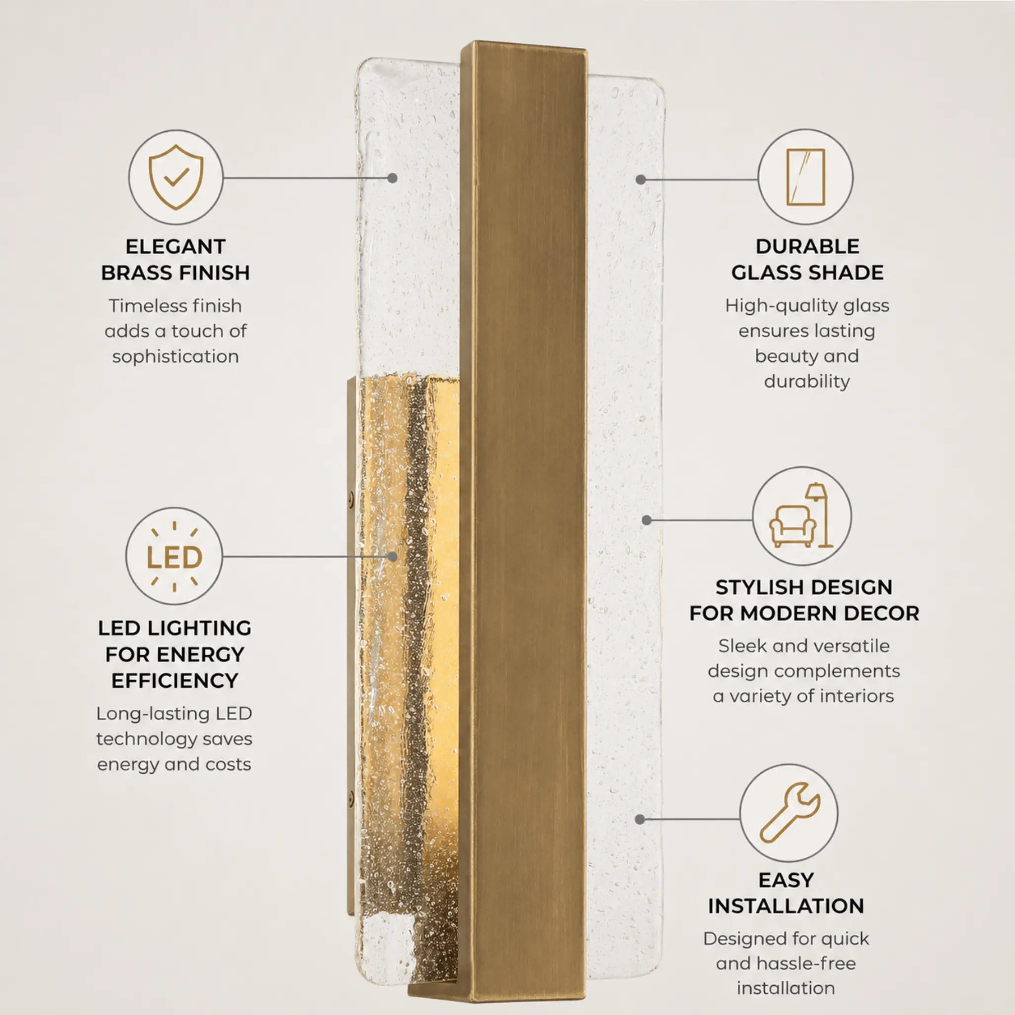 The Curb Appeal Brass Outdoor Light