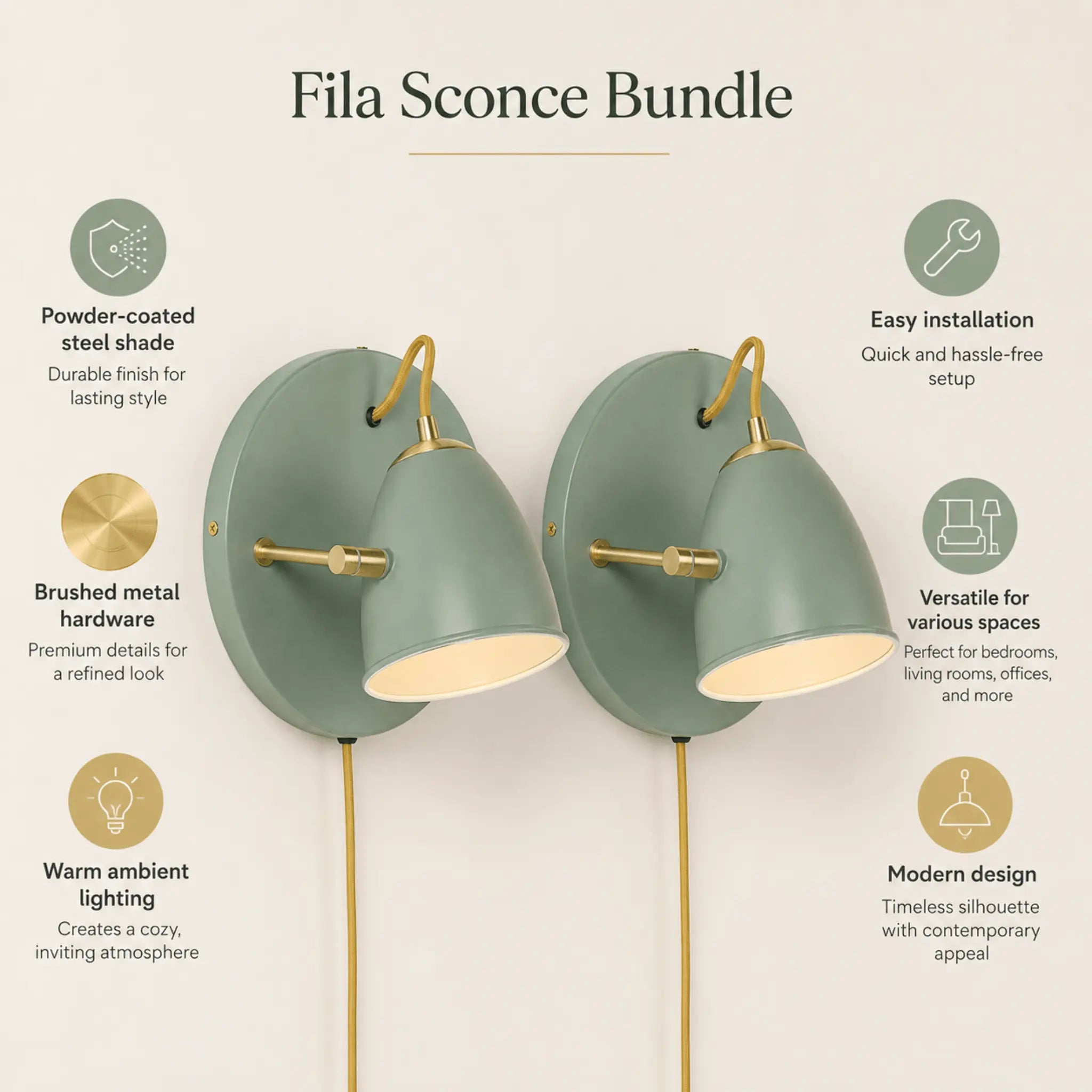 The Quiet Corner Sconce Set