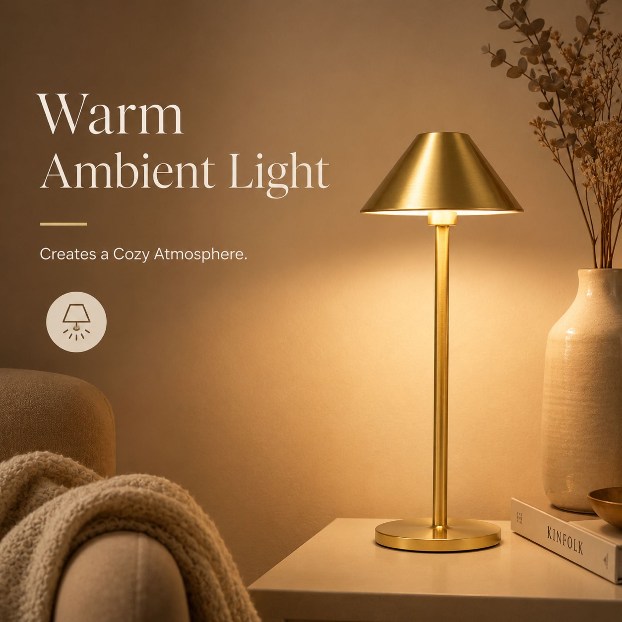 The Gilded Glow Lamp