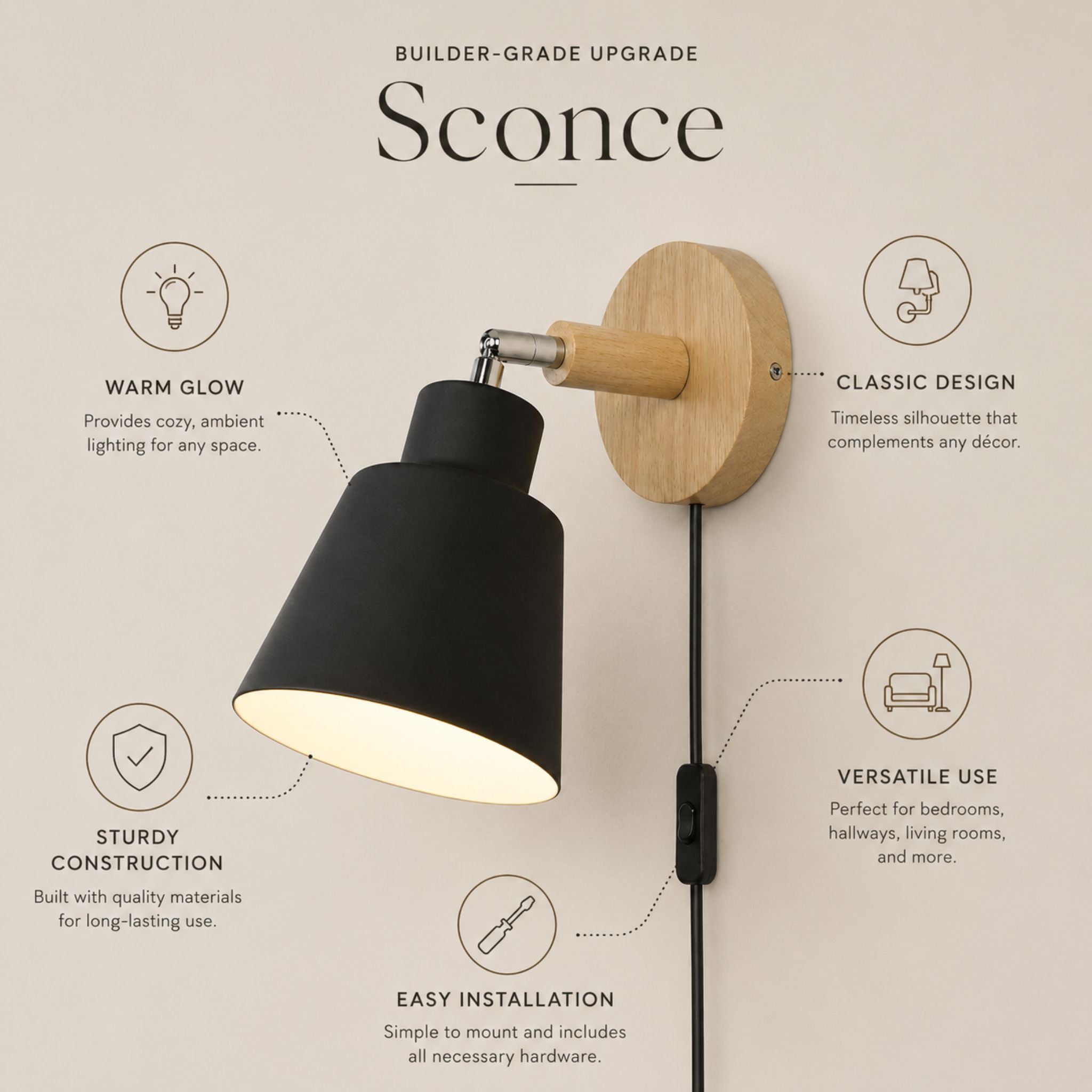 The Builder-Grade Upgrade Sconce