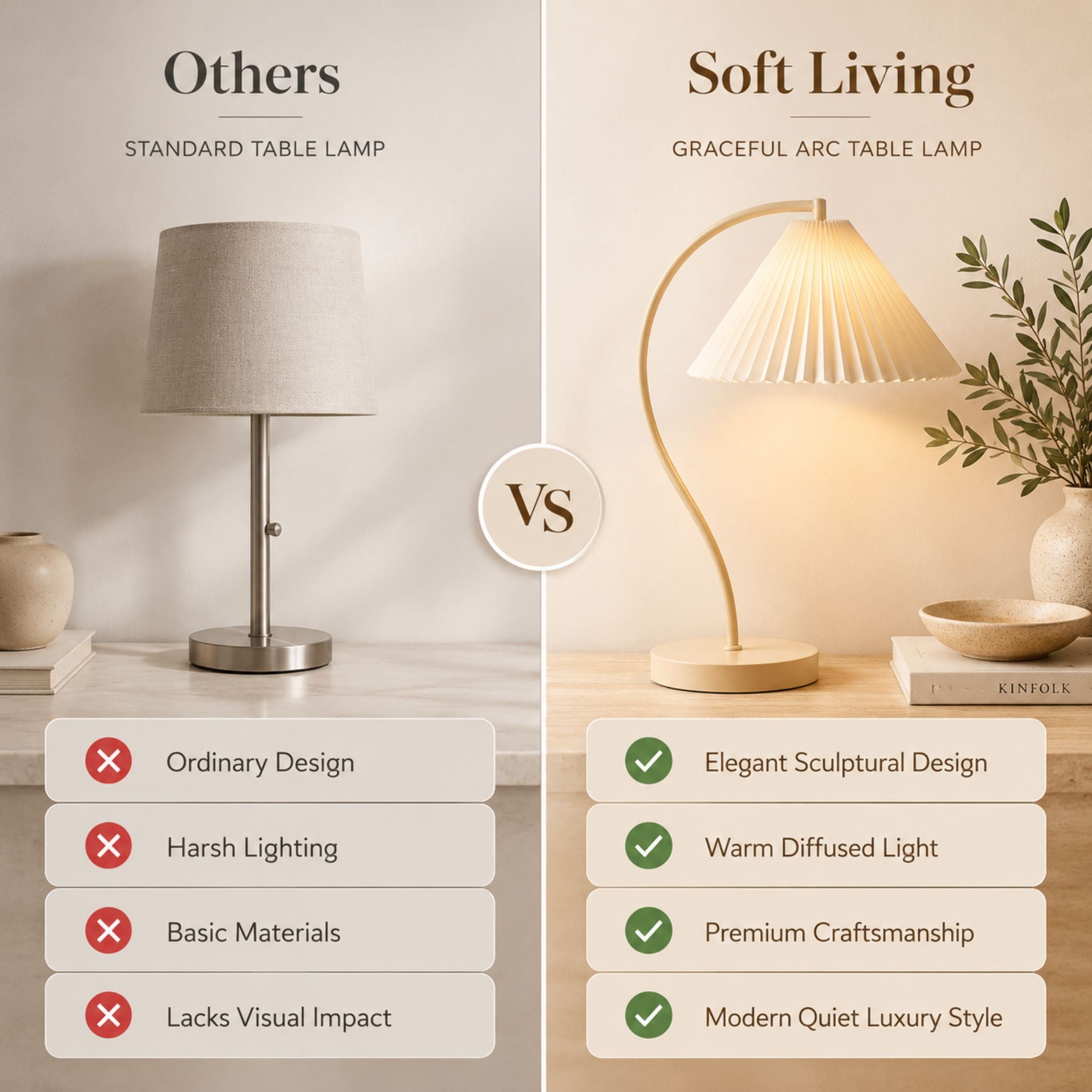 The Graceful Arc Table Lamp