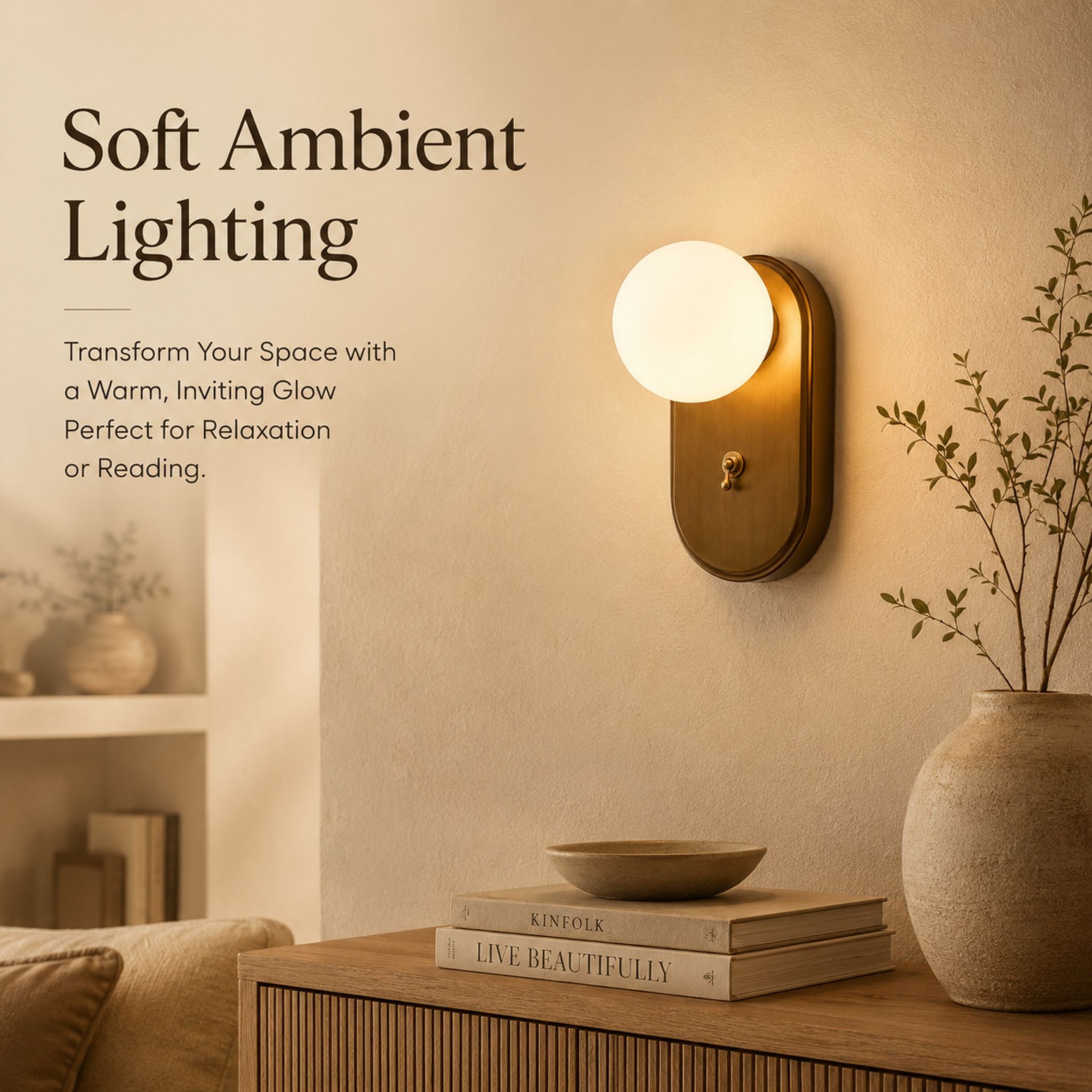 The Opal Glow Wall Sconce