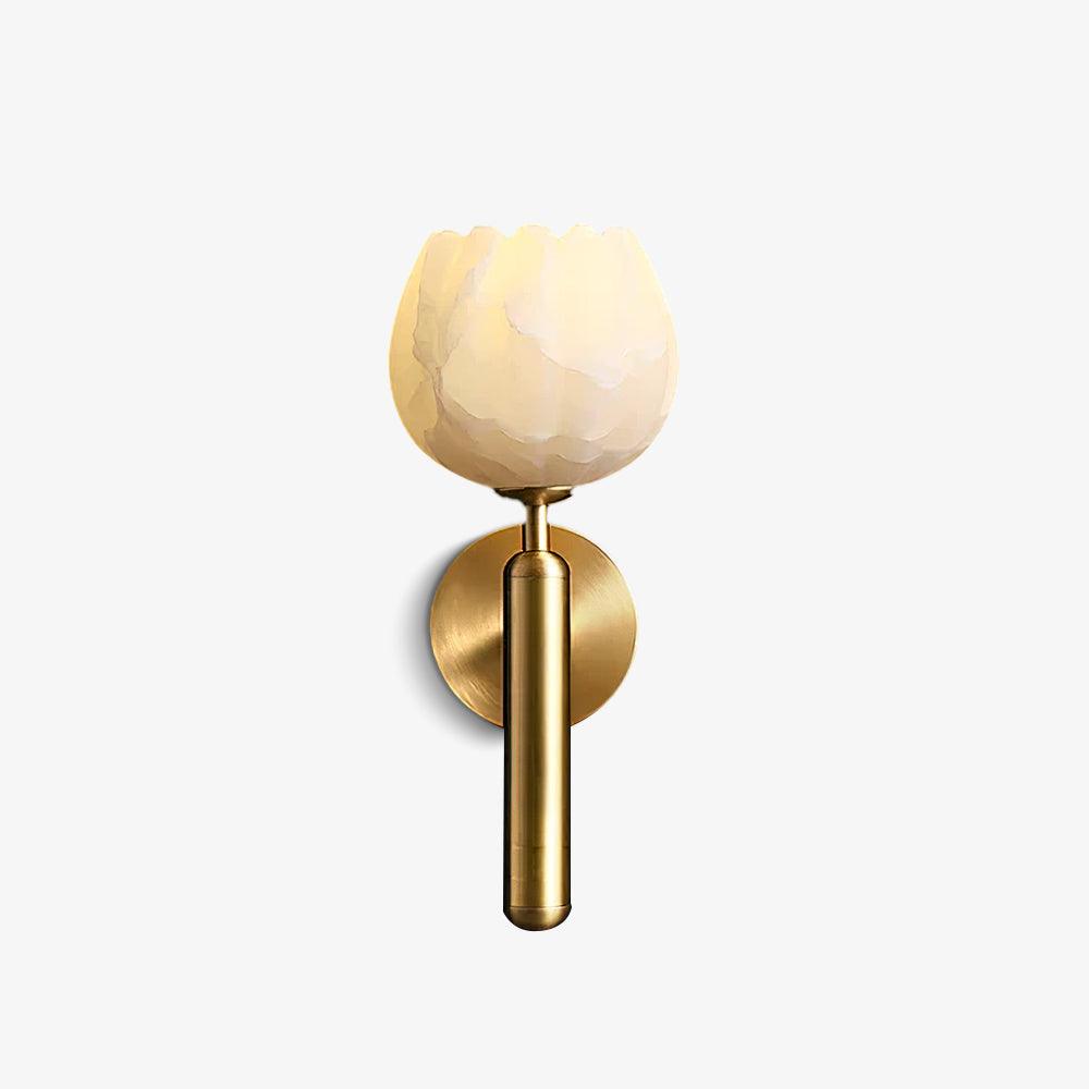 The Alabaster Bloom Wall Light