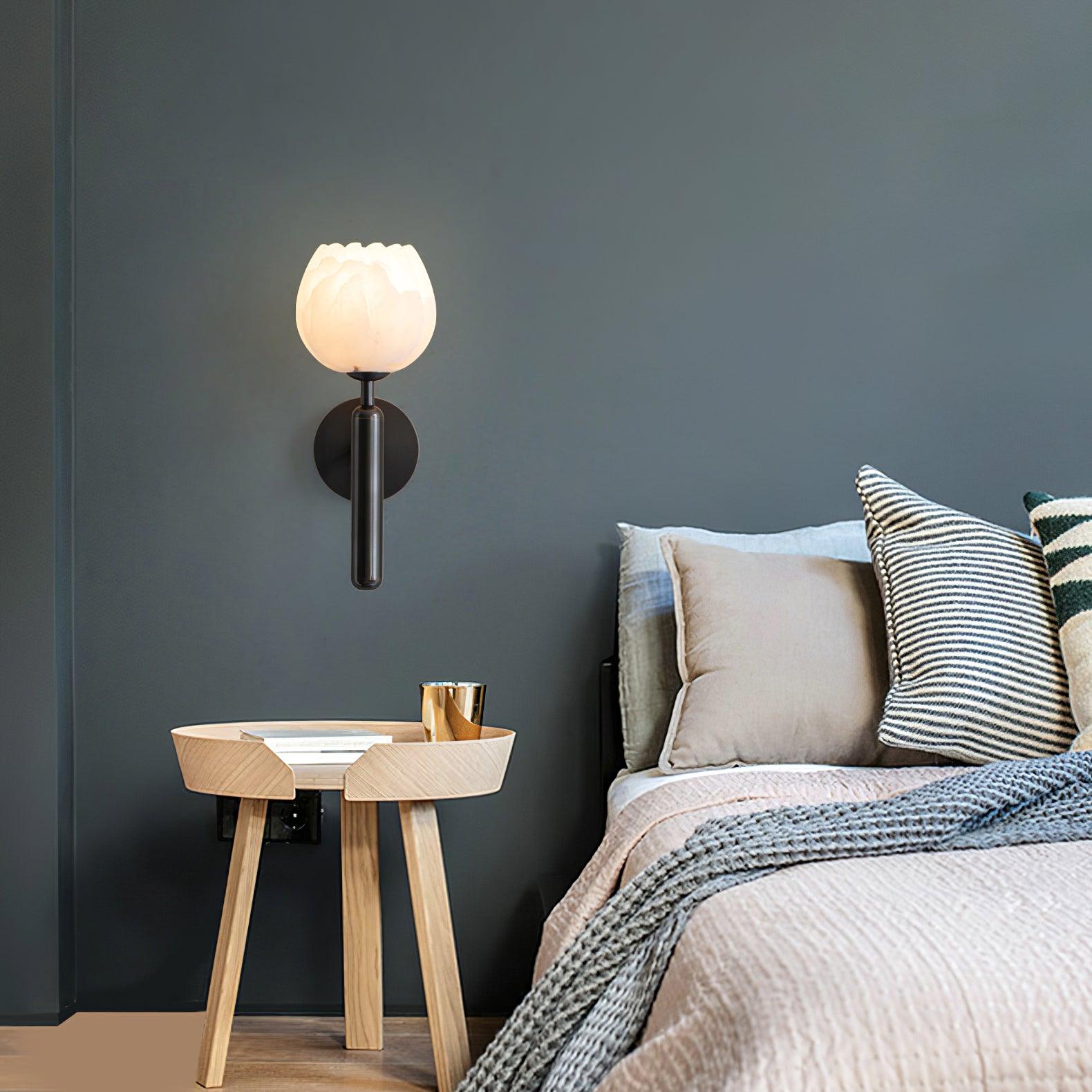 The Alabaster Bloom Wall Light
