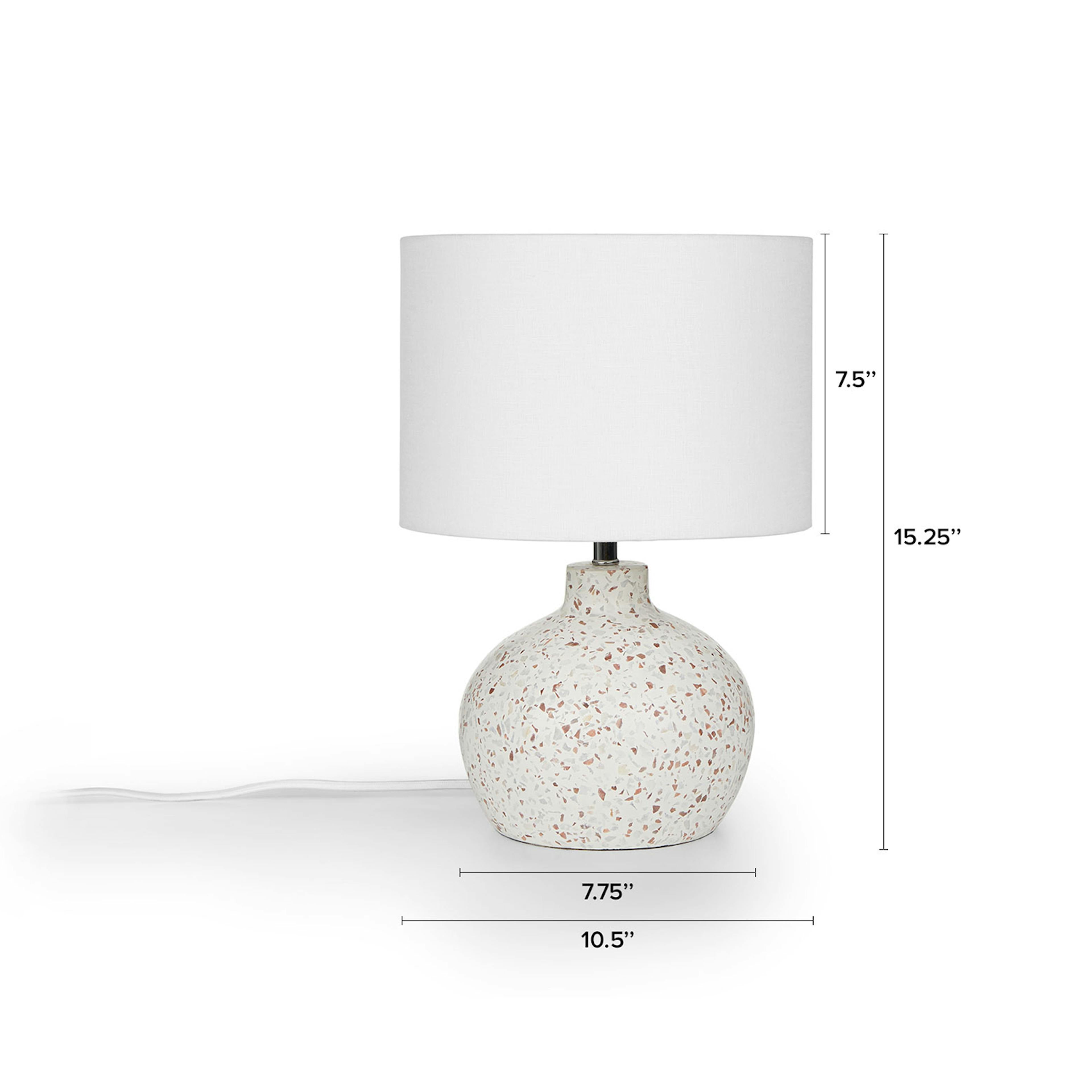 The Sculpted Terrazzo Table Lamp