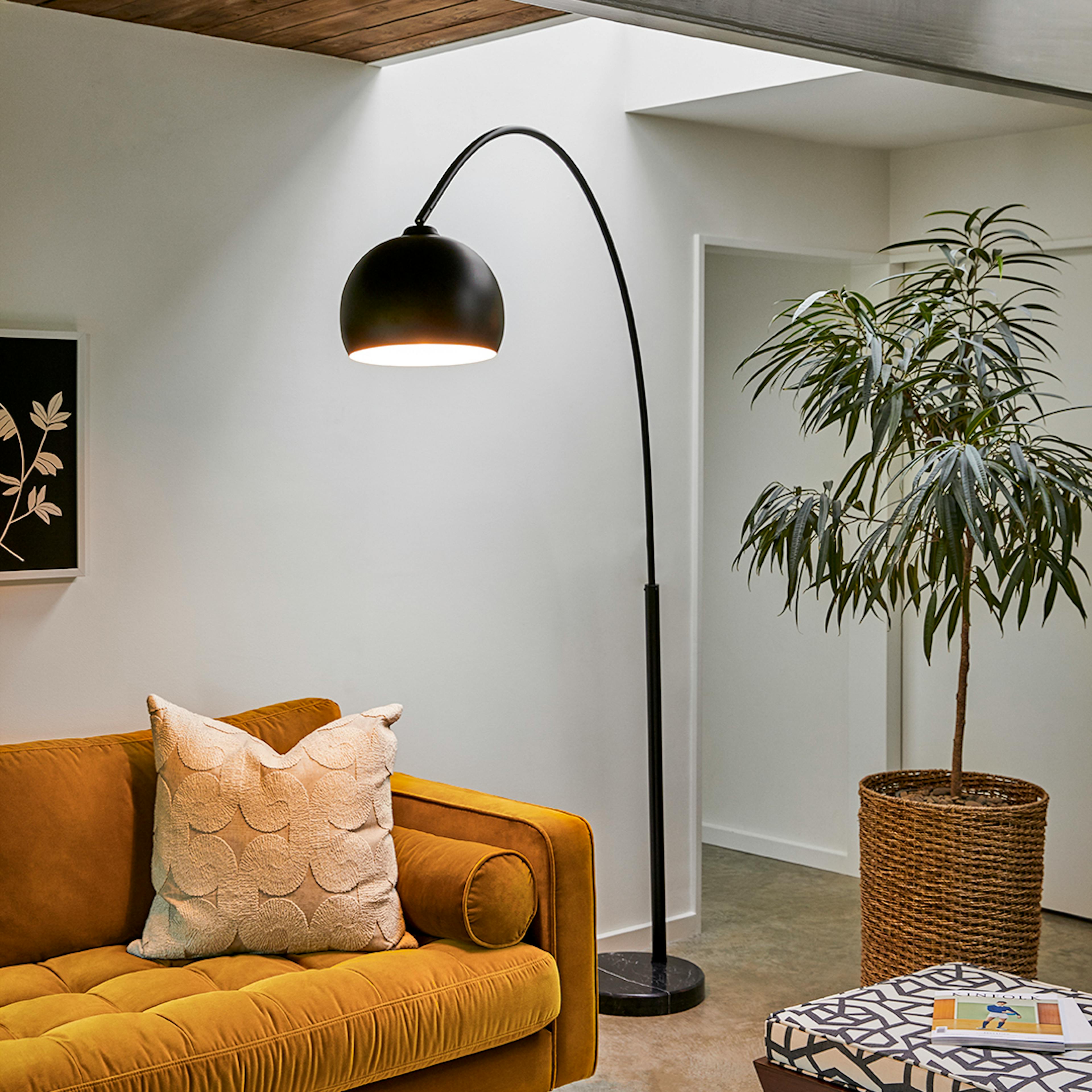 The Sculpted Arc Floor Lamp