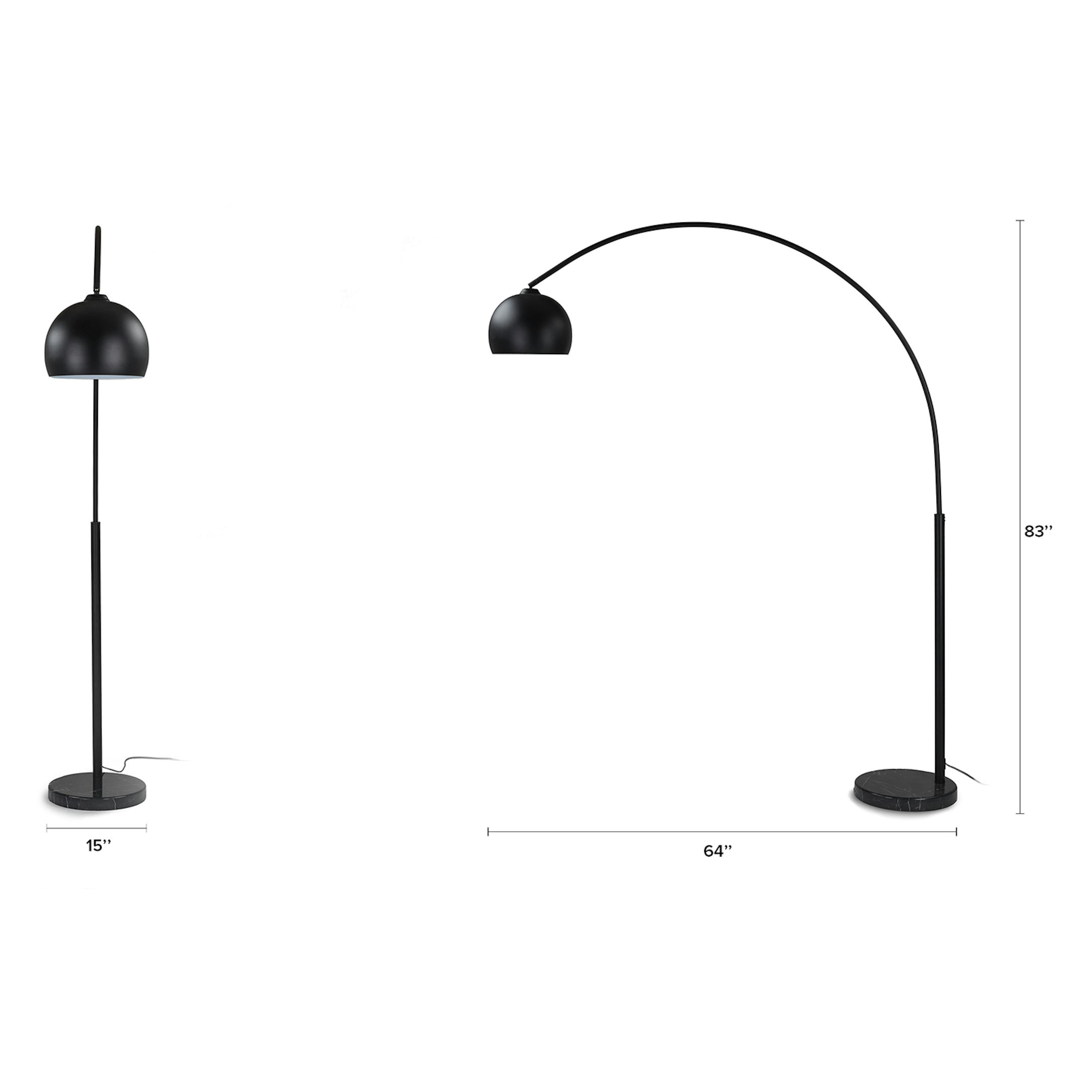 The Sculpted Arc Floor Lamp
