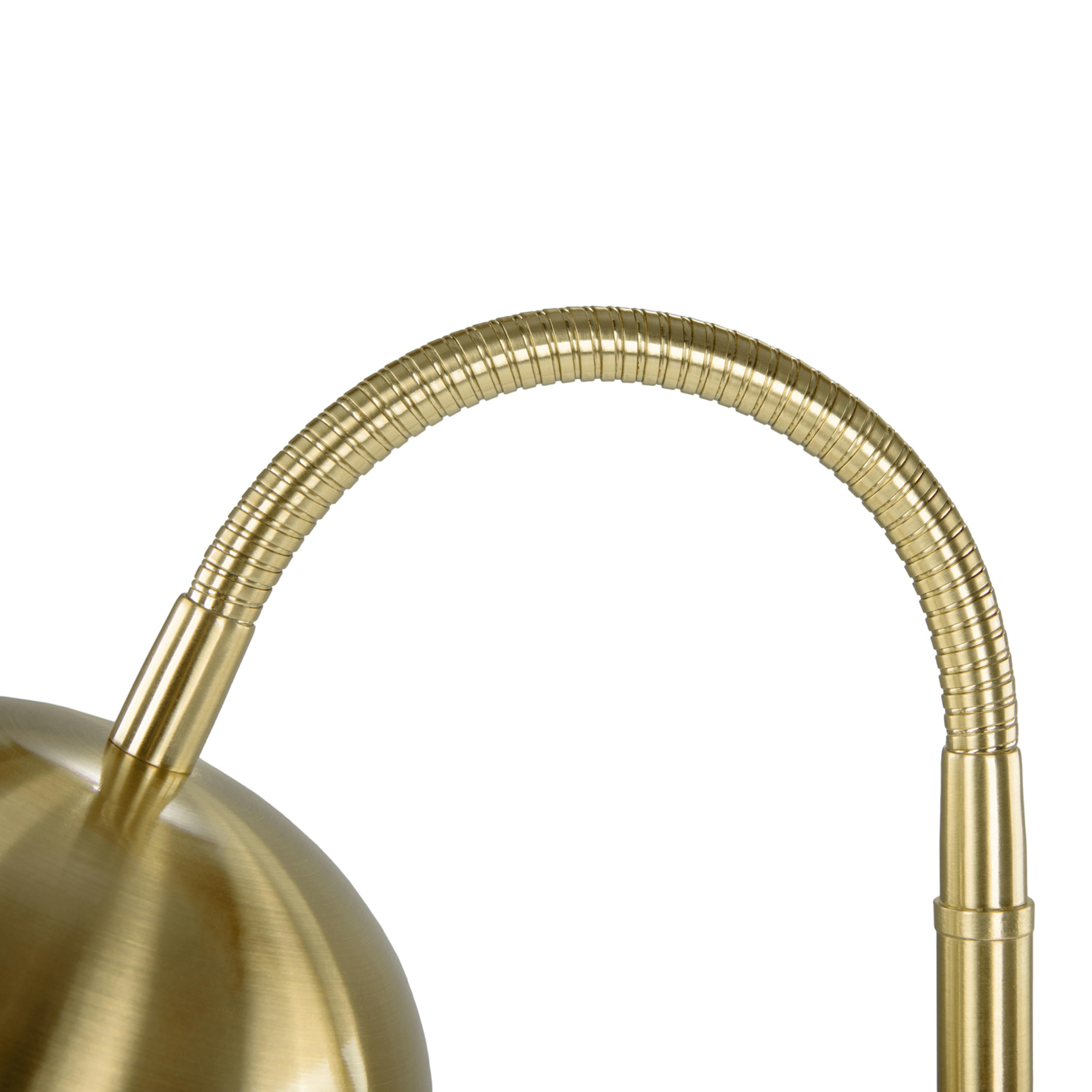 The Reading Corner Brass Floor Lamp