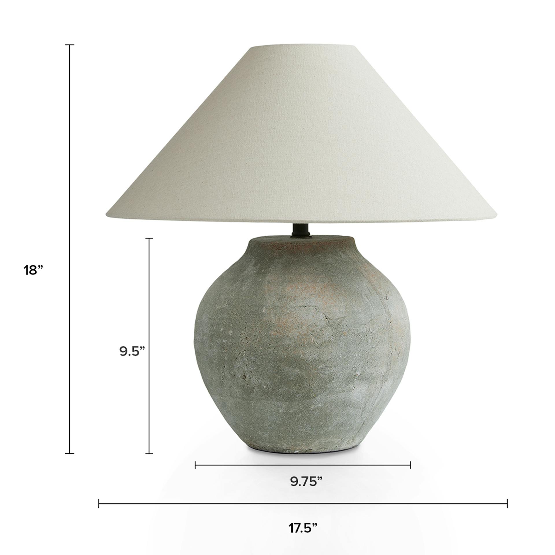 The Quiet Stoneware Lamp