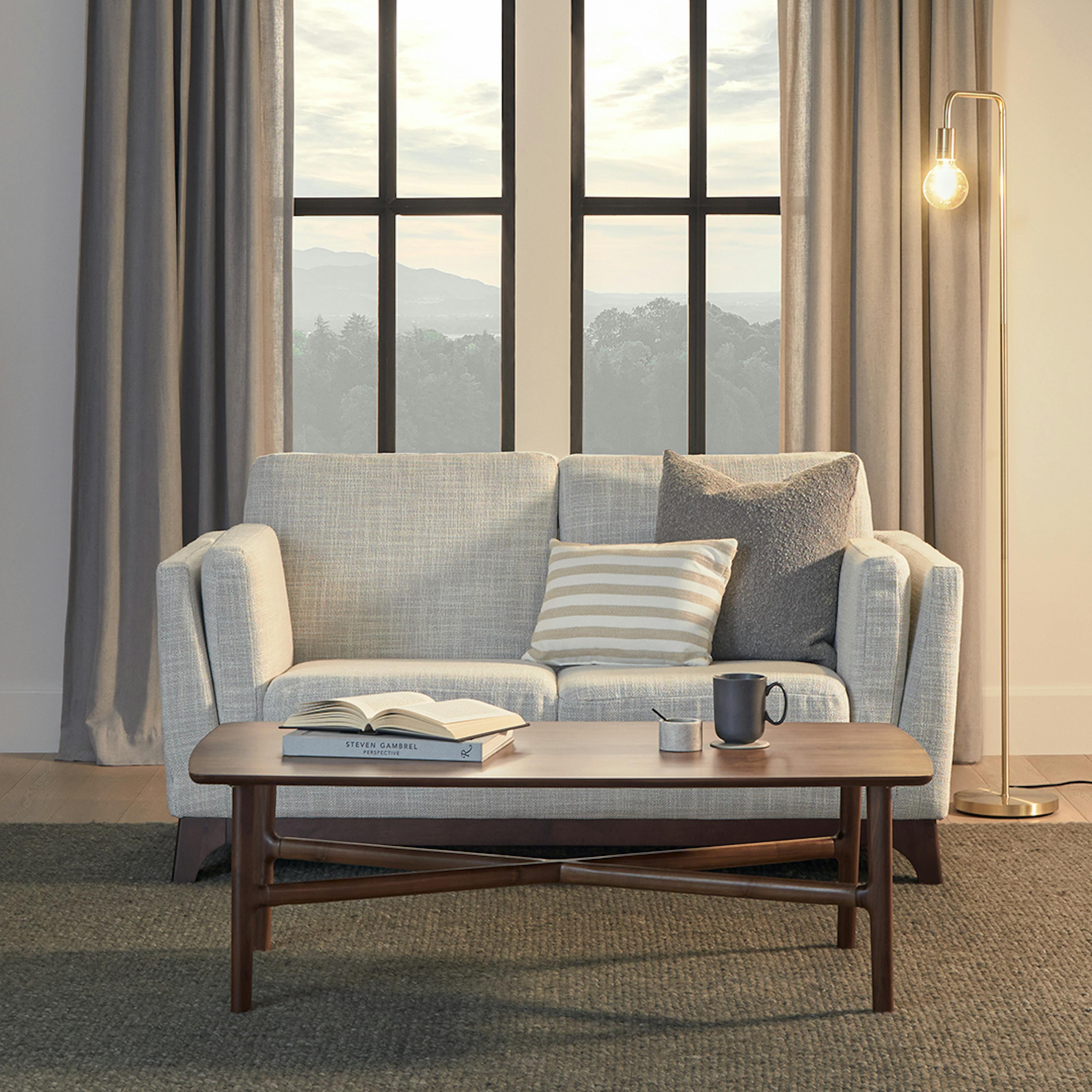 The Reading Corner Brass Floor Lamp