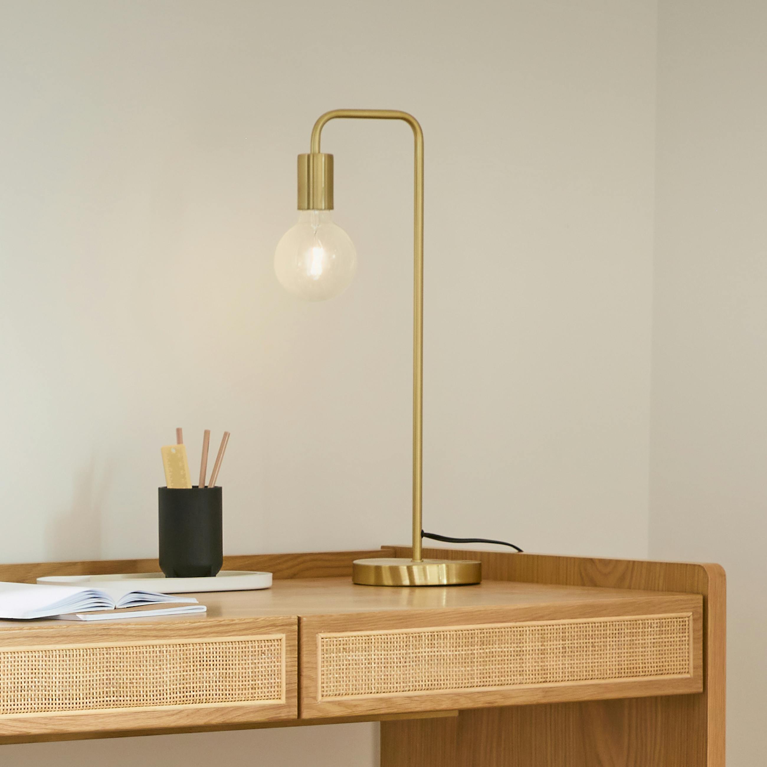 The Warm Glow Brass Lamp