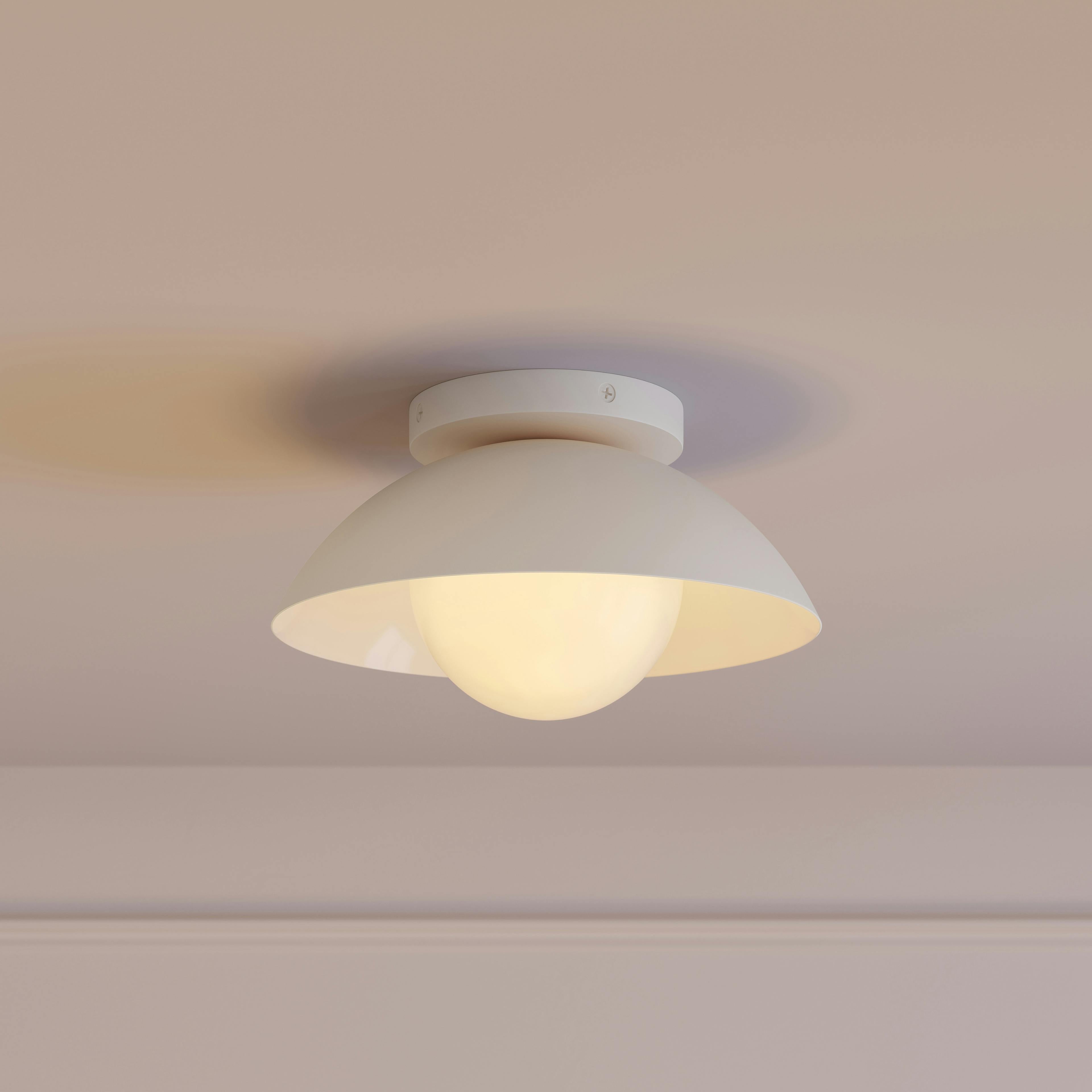 The Soft Glow Flushmount Light