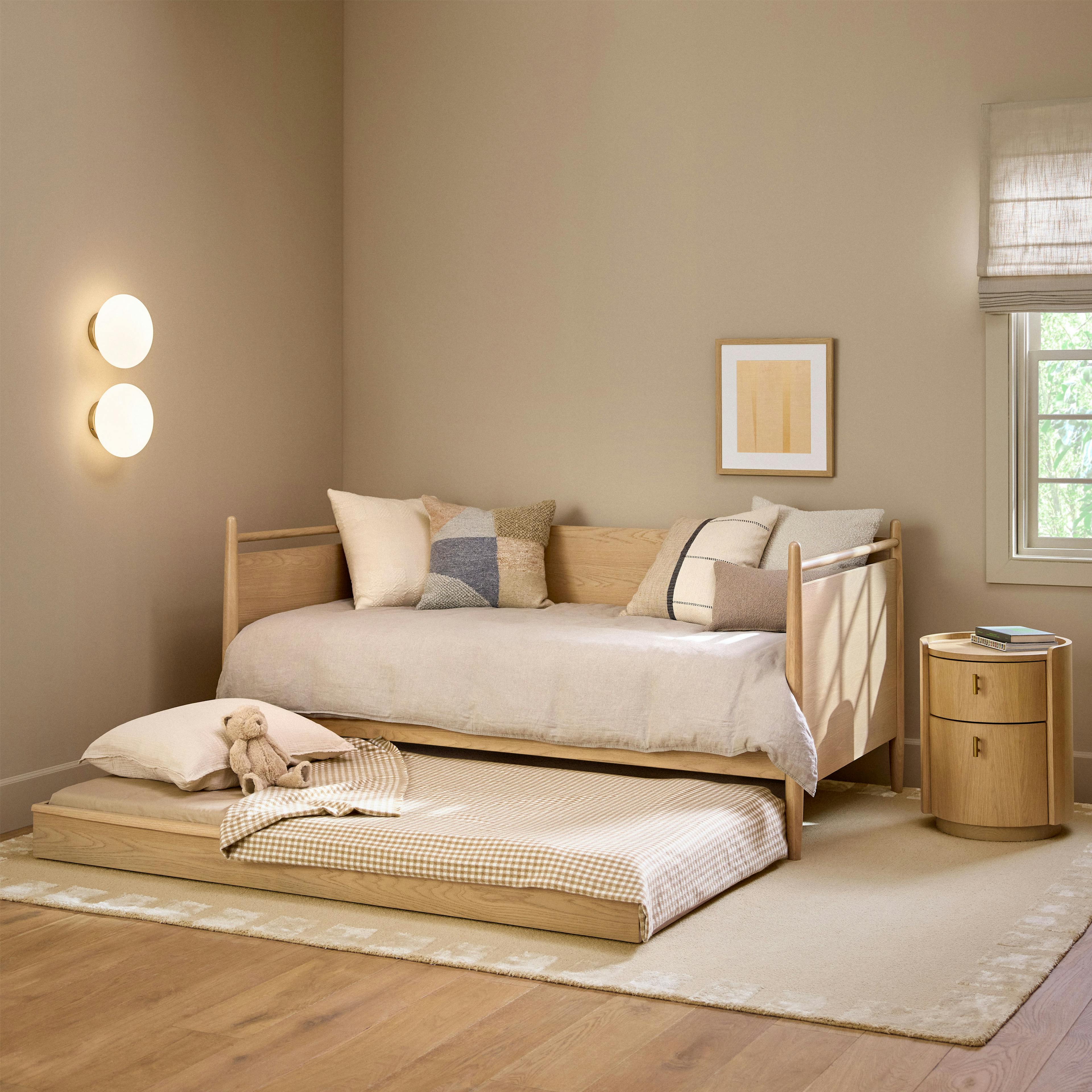 The Warm Glow Brass Sconce
