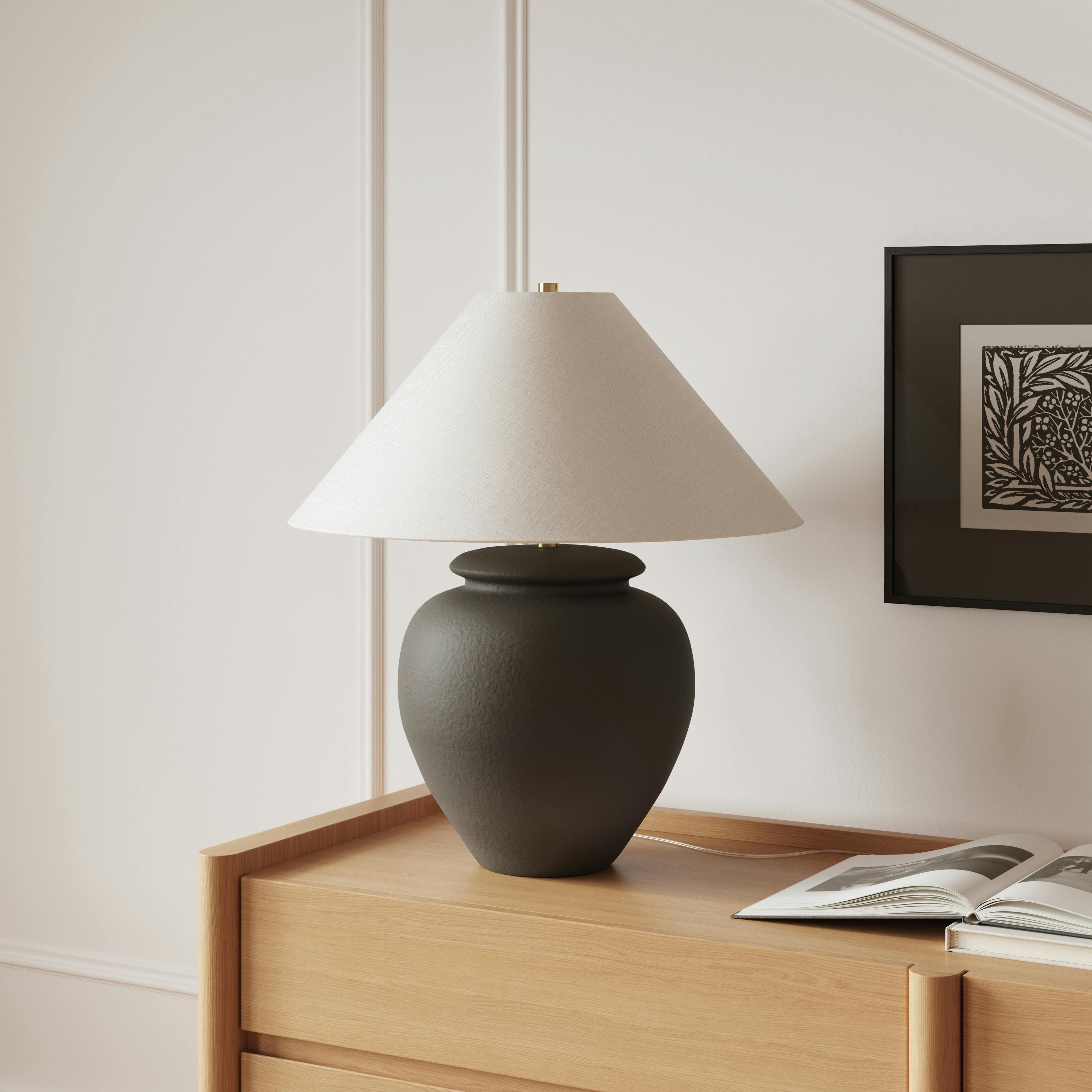 The Grounded Ceramic Table Lamp