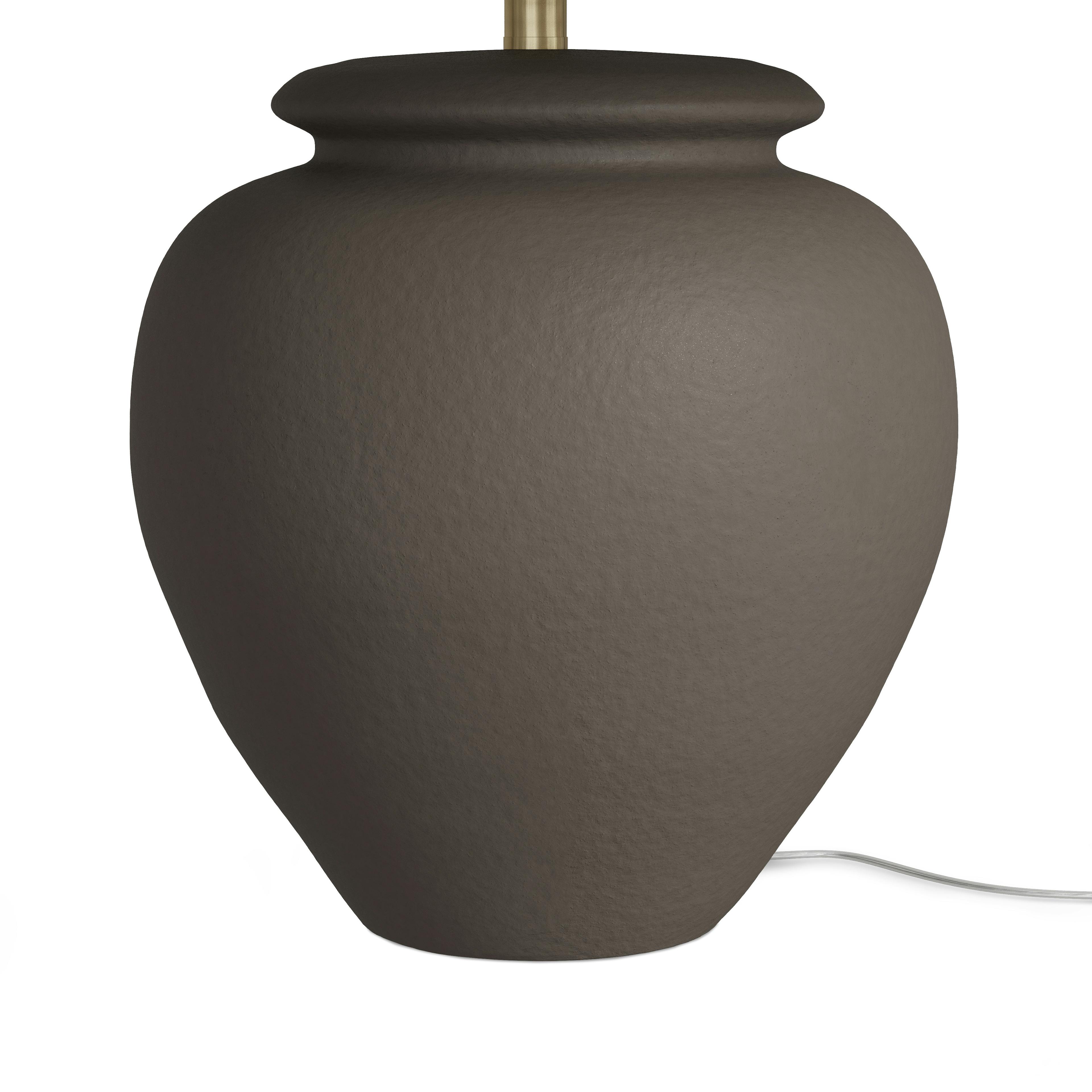 The Grounded Ceramic Table Lamp