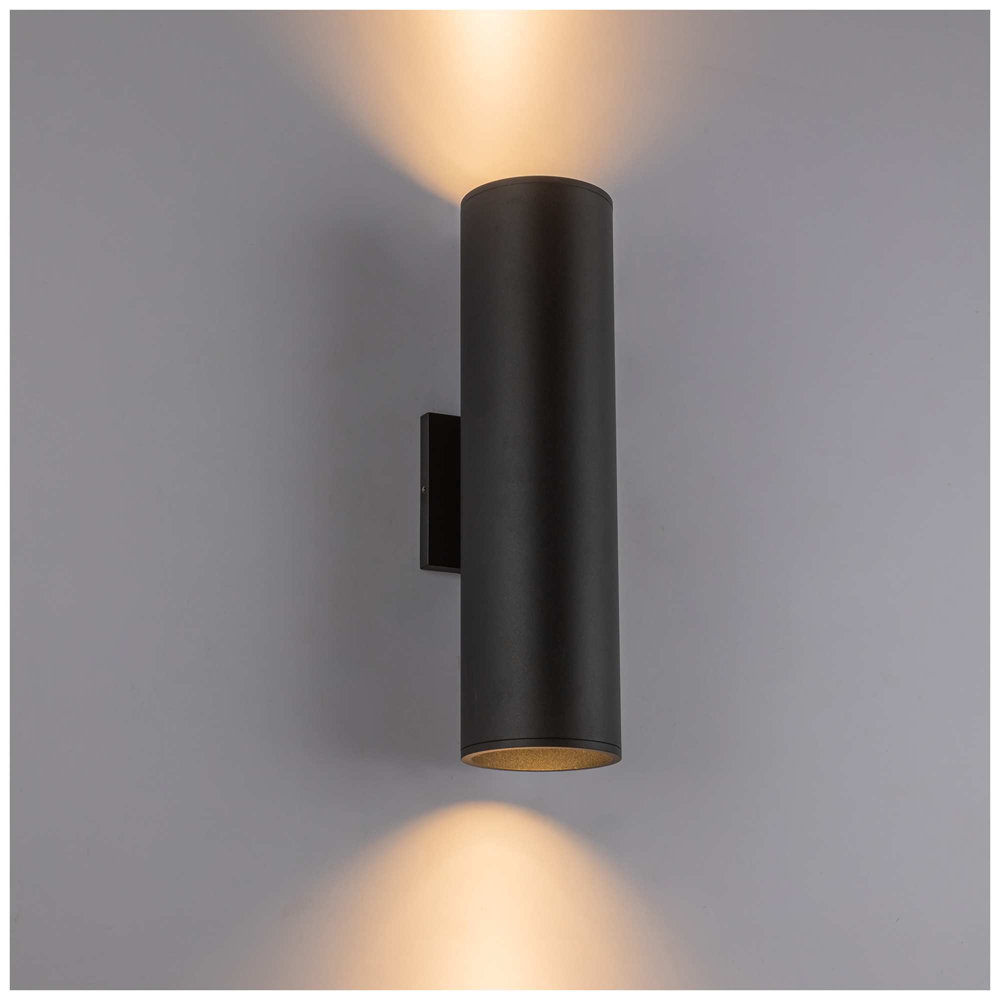 The Finished Exterior Cylinder Light