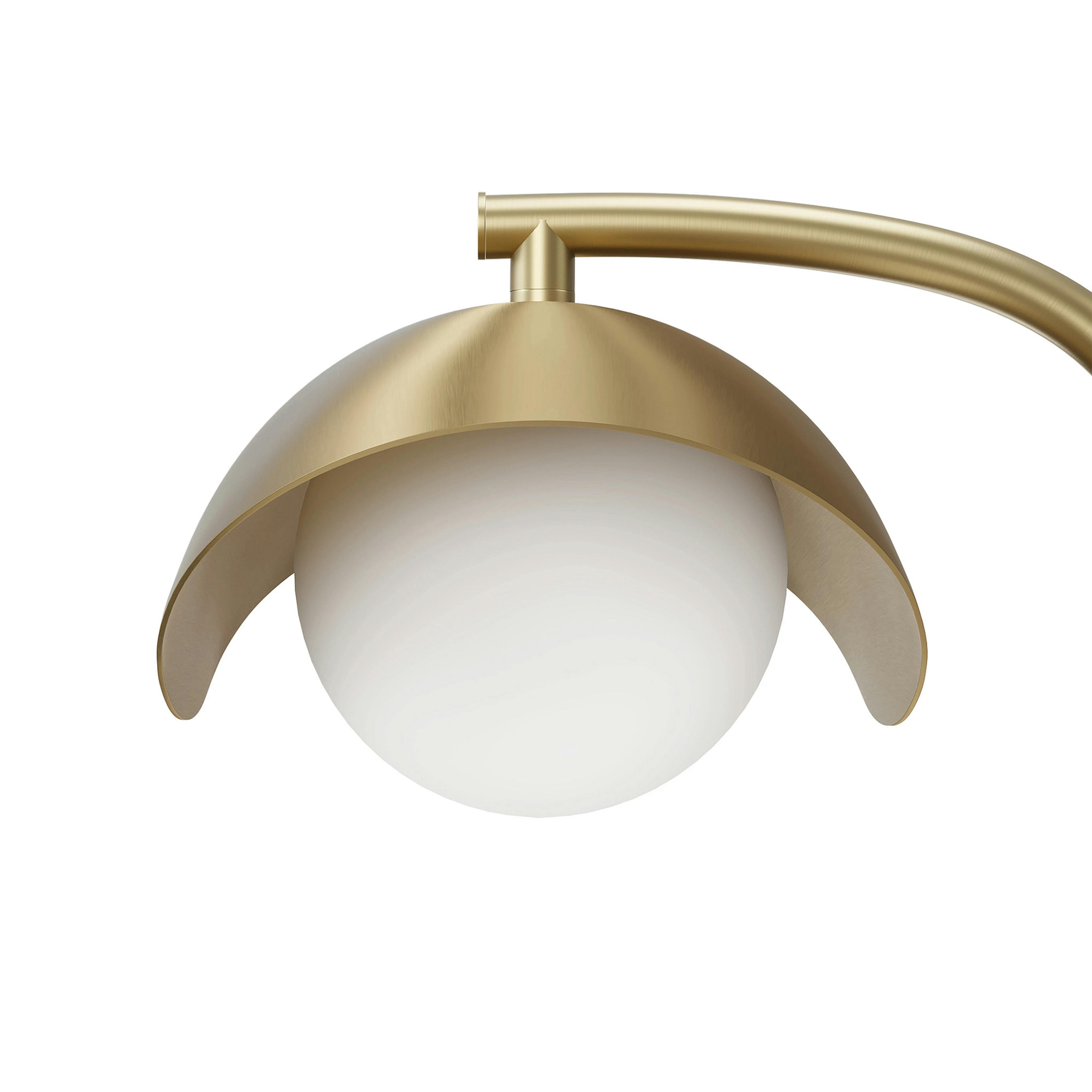 The Warm Glow Brass Sconce